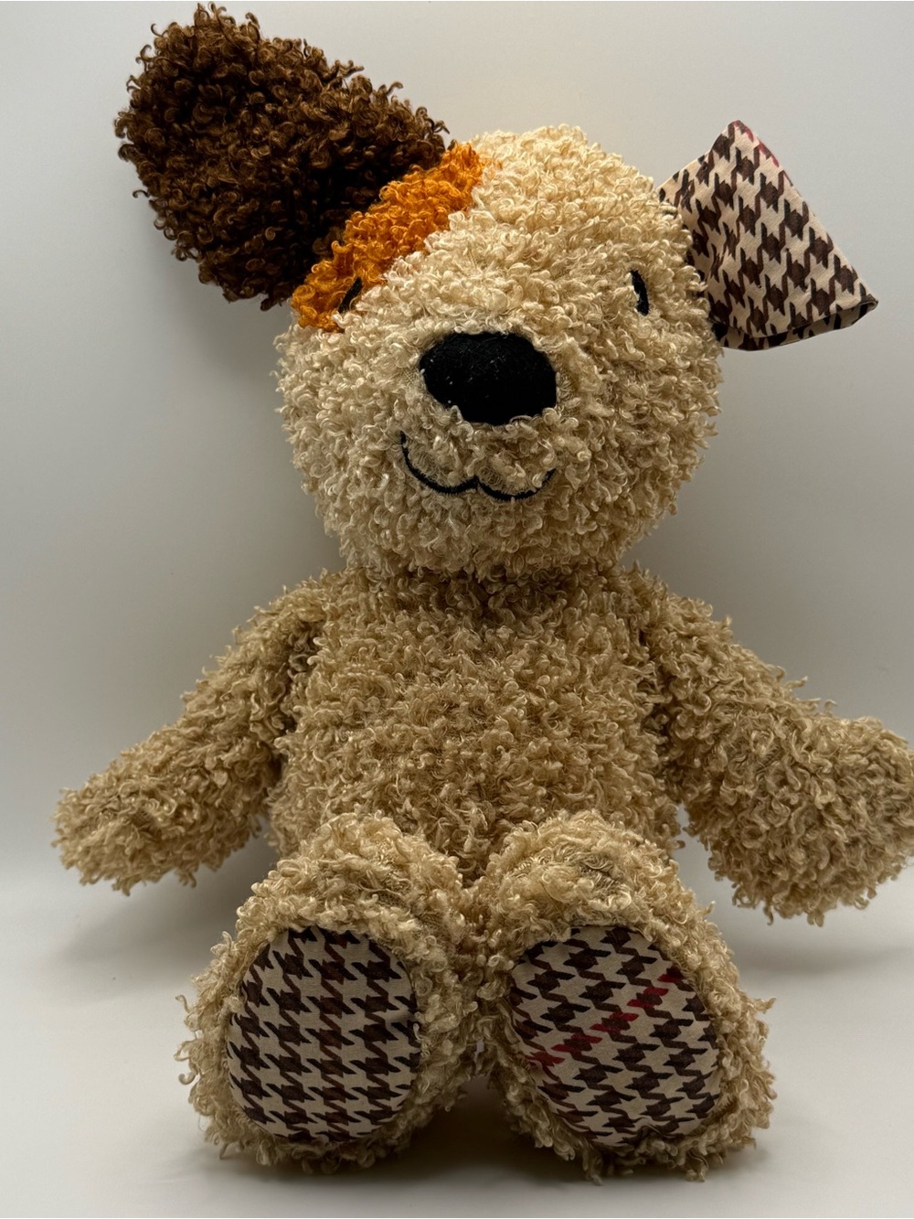 Lambs & Ivy  #203020 “Wilson” The Shaggy Dog With Houndstooth 2012 Plush (PL-42)